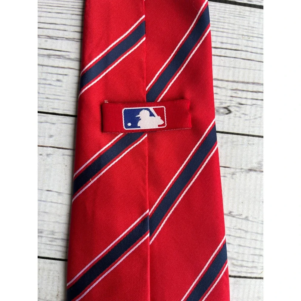 St Louis Cardinals MLB Major League STL Baseball‎ Team Striped Necktie Mens